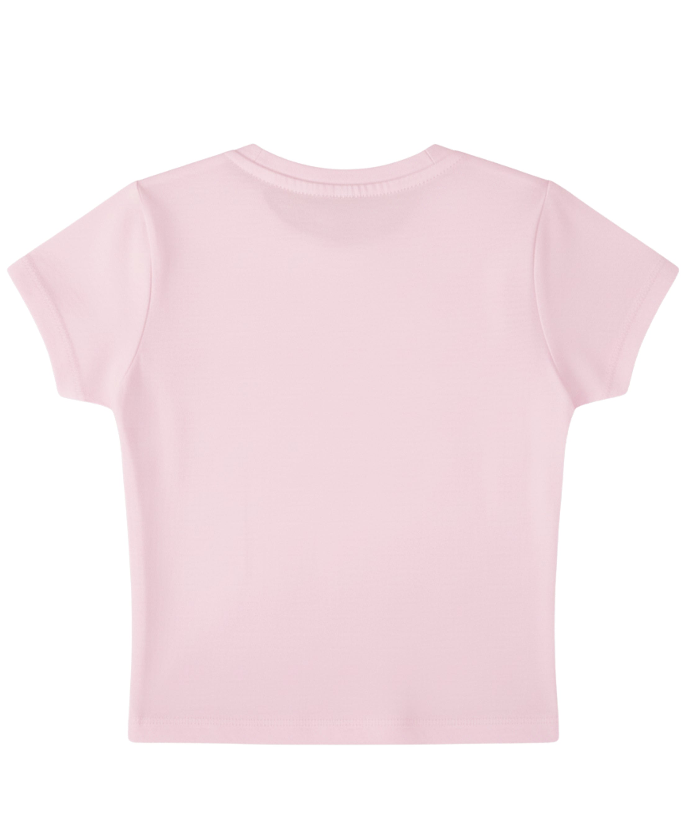 Baby Pink Baby Tee Back Design