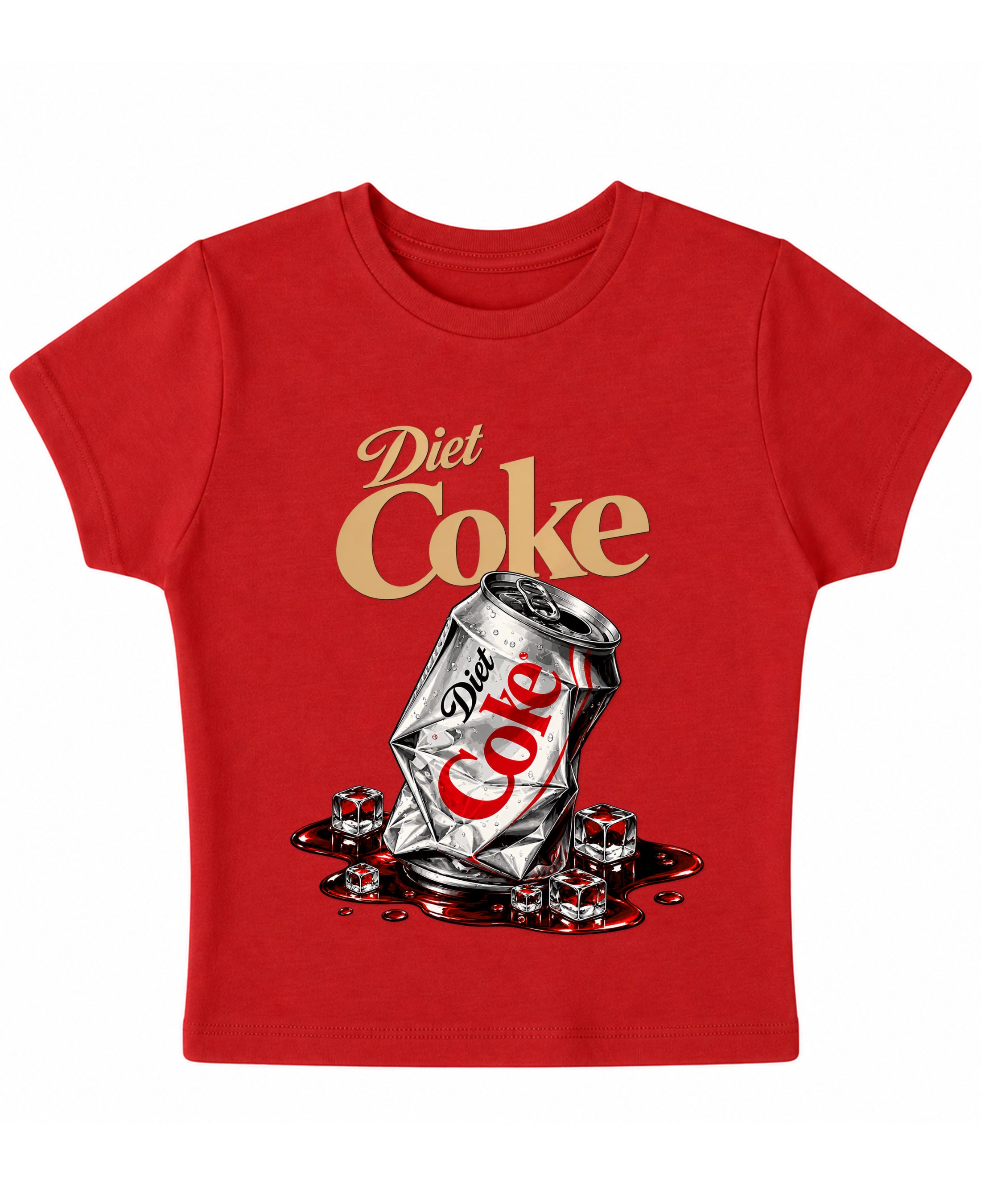 Red Baby Tee Front Design